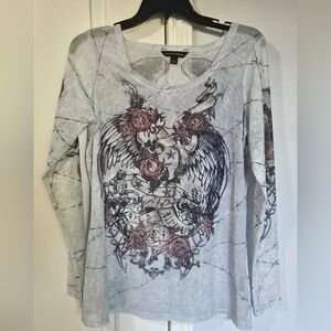 Rock & republic sheer top